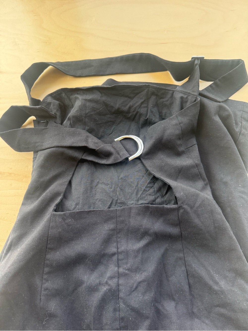 Peppermayo black maxi dress with silver back detail size 6 worn once - Picture 2 of 3